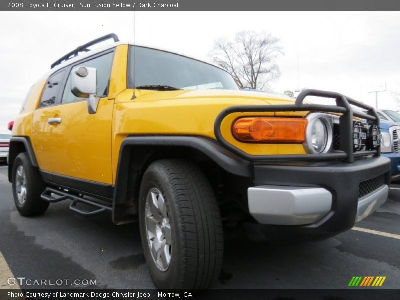Sun Fusion Yellow / Dark Charcoal 2008 Toyota FJ Cruiser