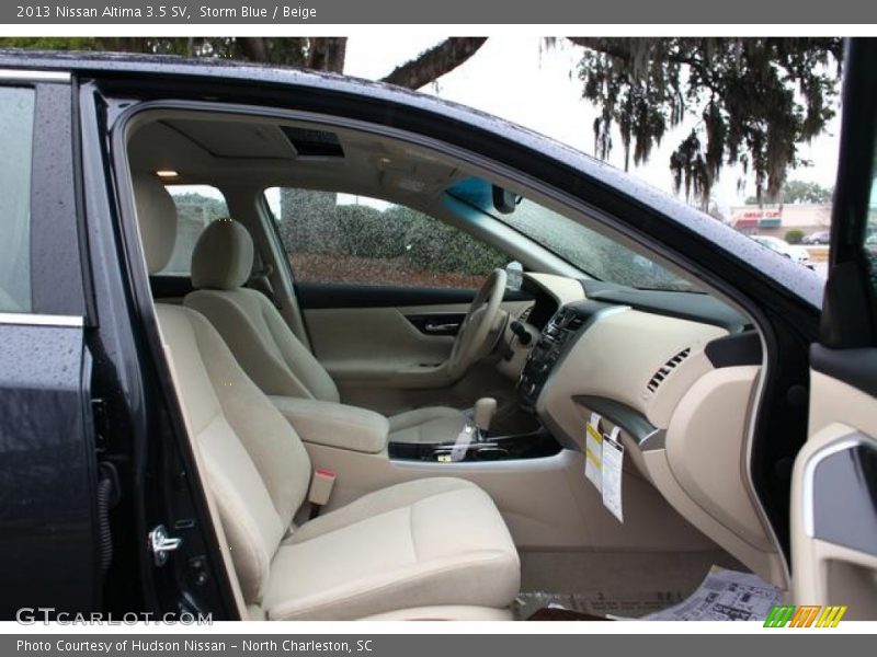 Storm Blue / Beige 2013 Nissan Altima 3.5 SV