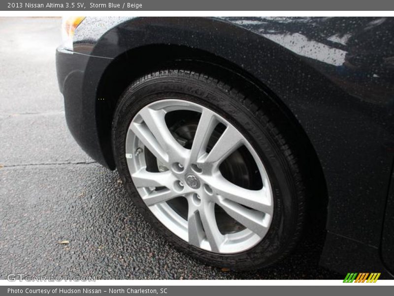 Storm Blue / Beige 2013 Nissan Altima 3.5 SV