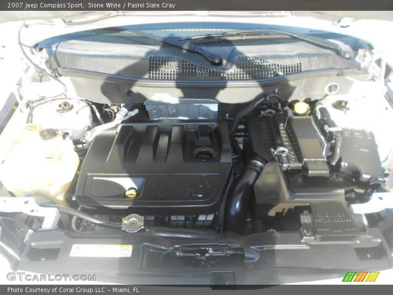 Stone White / Pastel Slate Gray 2007 Jeep Compass Sport