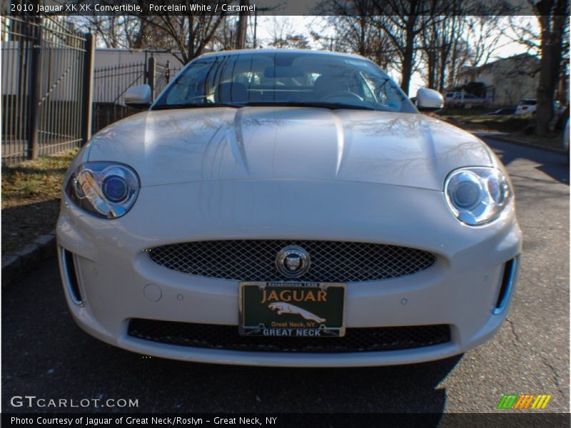 Porcelain White / Caramel 2010 Jaguar XK XK Convertible