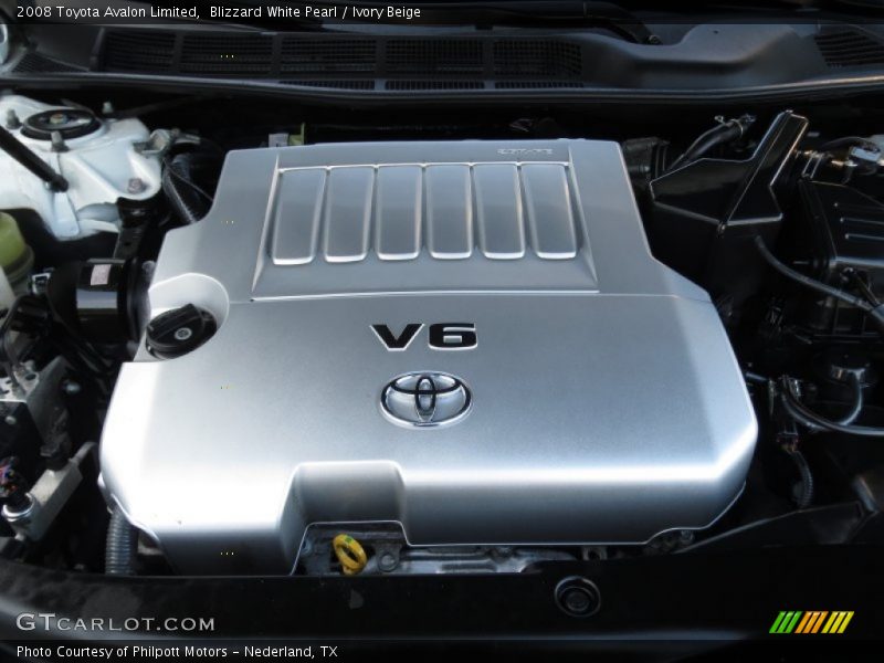 Blizzard White Pearl / Ivory Beige 2008 Toyota Avalon Limited