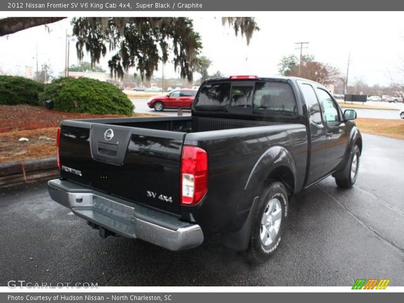 Super Black / Graphite 2012 Nissan Frontier SV V6 King Cab 4x4