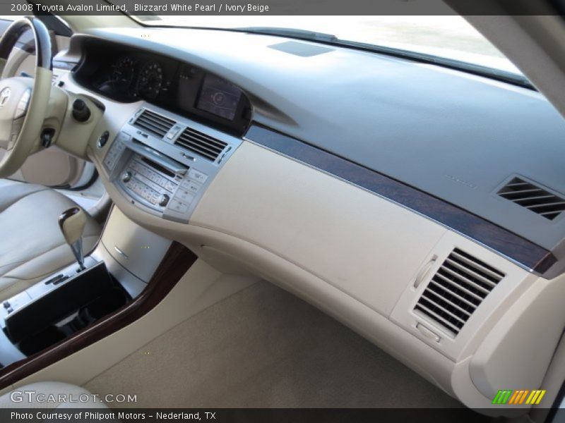 Blizzard White Pearl / Ivory Beige 2008 Toyota Avalon Limited