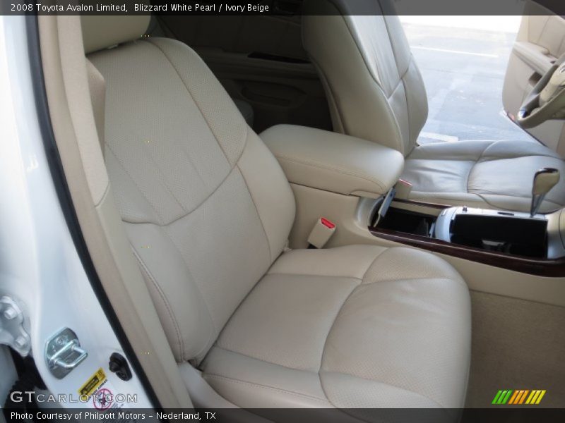 Blizzard White Pearl / Ivory Beige 2008 Toyota Avalon Limited