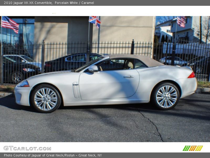 Porcelain White / Caramel 2010 Jaguar XK XK Convertible