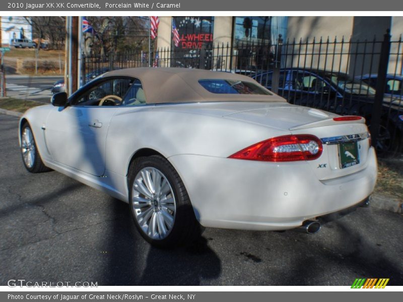 Porcelain White / Caramel 2010 Jaguar XK XK Convertible