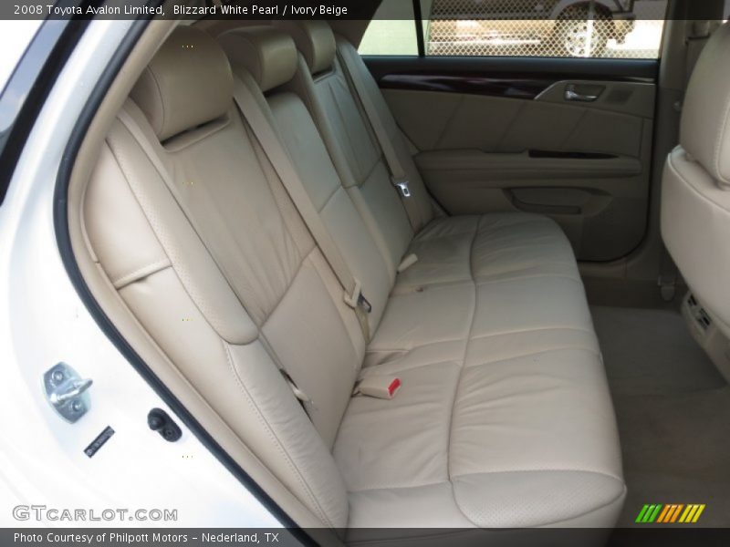 Blizzard White Pearl / Ivory Beige 2008 Toyota Avalon Limited