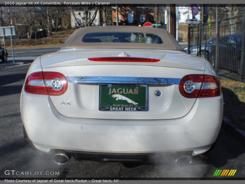 Porcelain White / Caramel 2010 Jaguar XK XK Convertible