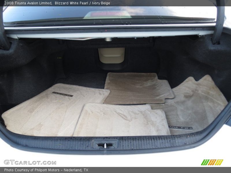 Blizzard White Pearl / Ivory Beige 2008 Toyota Avalon Limited