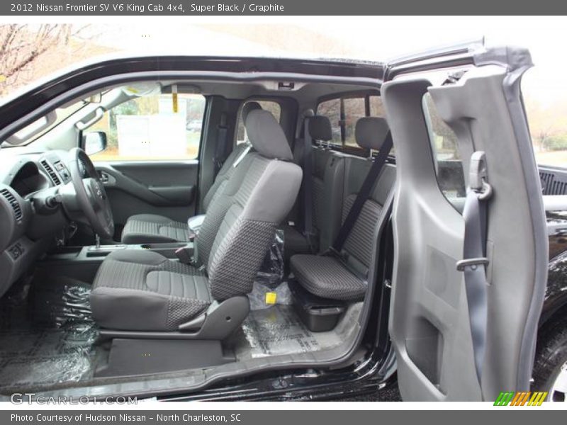 Super Black / Graphite 2012 Nissan Frontier SV V6 King Cab 4x4