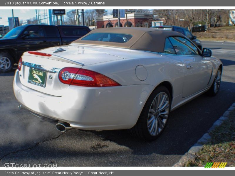 Porcelain White / Caramel 2010 Jaguar XK XK Convertible