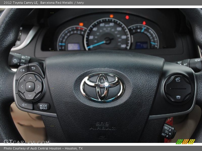 Barcelona Red Metallic / Ivory 2012 Toyota Camry LE