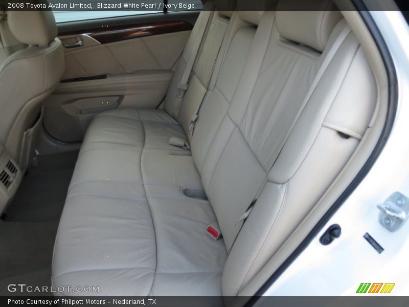Blizzard White Pearl / Ivory Beige 2008 Toyota Avalon Limited