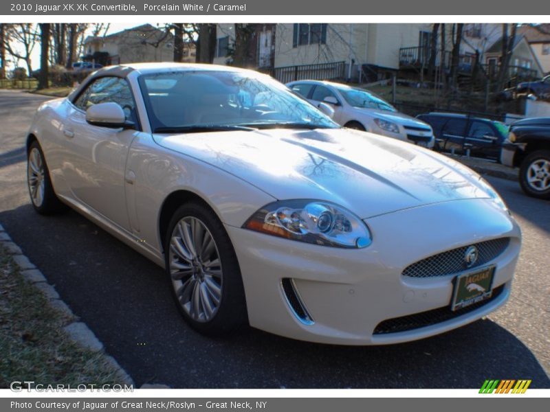 Porcelain White / Caramel 2010 Jaguar XK XK Convertible