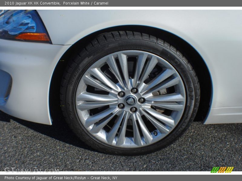 Porcelain White / Caramel 2010 Jaguar XK XK Convertible