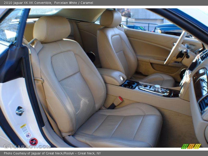 Porcelain White / Caramel 2010 Jaguar XK XK Convertible