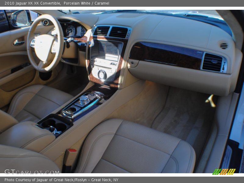 Porcelain White / Caramel 2010 Jaguar XK XK Convertible