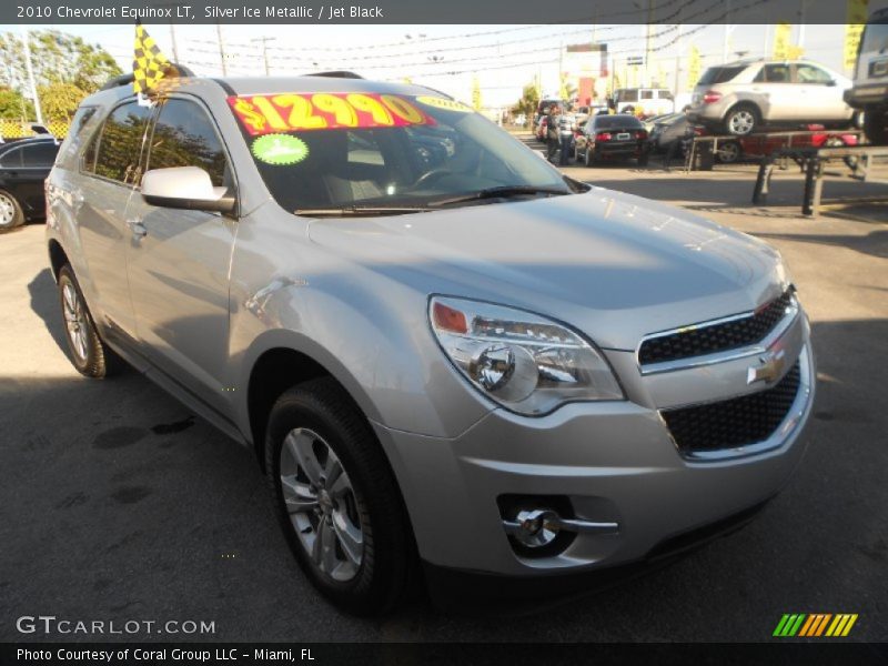 Silver Ice Metallic / Jet Black 2010 Chevrolet Equinox LT