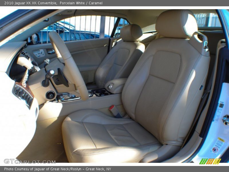 Porcelain White / Caramel 2010 Jaguar XK XK Convertible