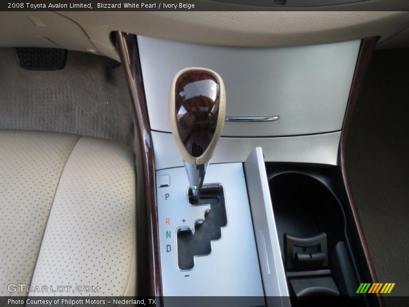 Blizzard White Pearl / Ivory Beige 2008 Toyota Avalon Limited