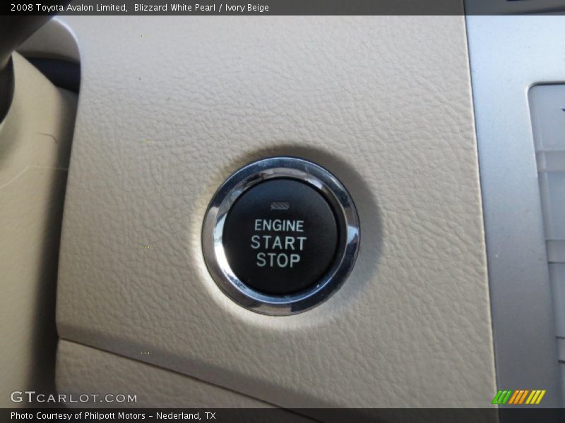 Blizzard White Pearl / Ivory Beige 2008 Toyota Avalon Limited