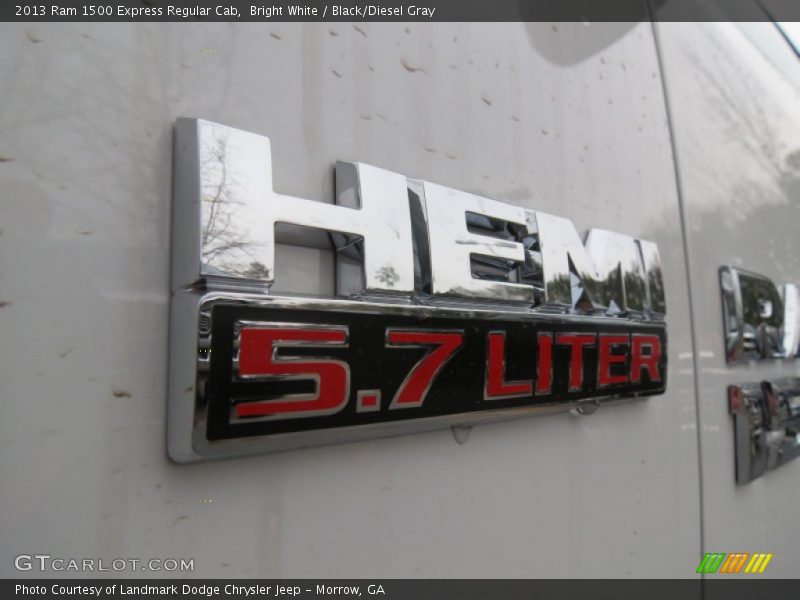 Bright White / Black/Diesel Gray 2013 Ram 1500 Express Regular Cab