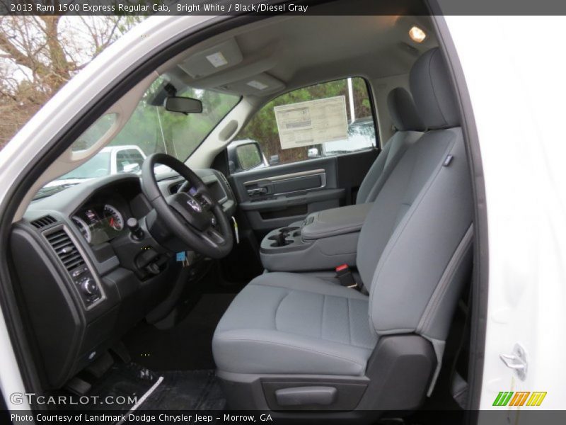 Bright White / Black/Diesel Gray 2013 Ram 1500 Express Regular Cab