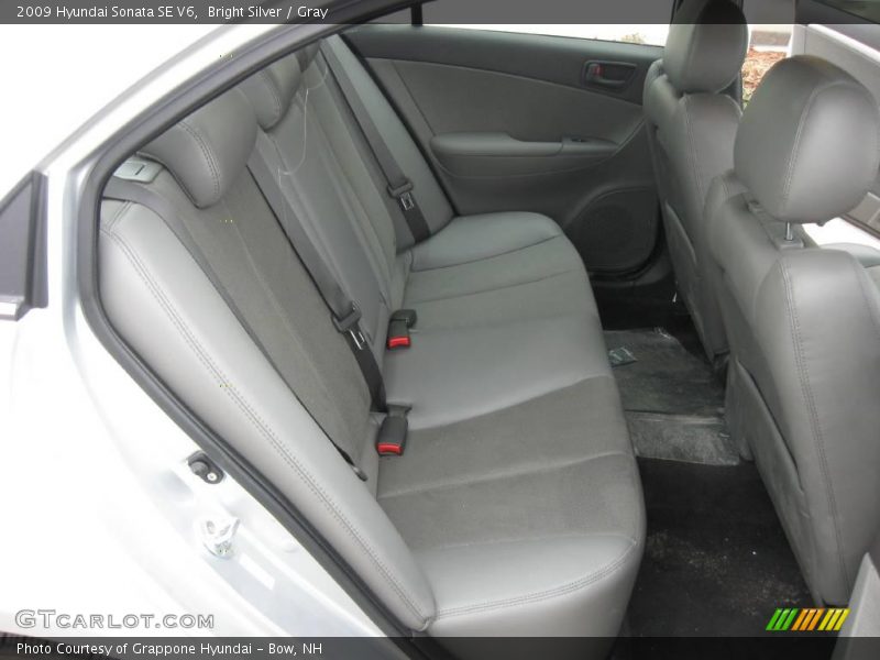 Bright Silver / Gray 2009 Hyundai Sonata SE V6