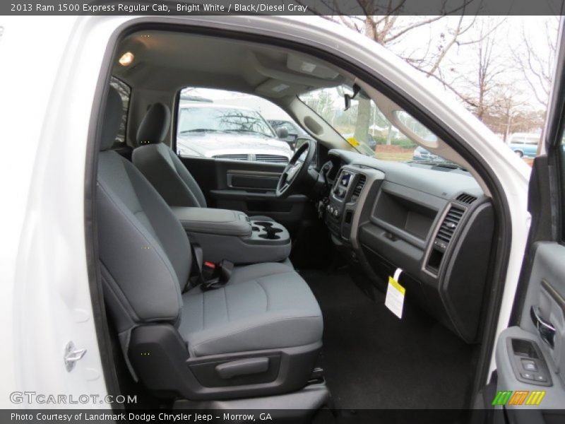 Bright White / Black/Diesel Gray 2013 Ram 1500 Express Regular Cab