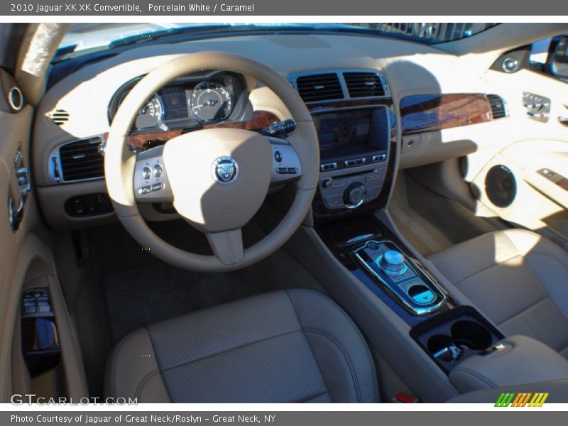 Porcelain White / Caramel 2010 Jaguar XK XK Convertible