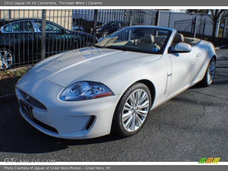 Porcelain White / Caramel 2010 Jaguar XK XK Convertible