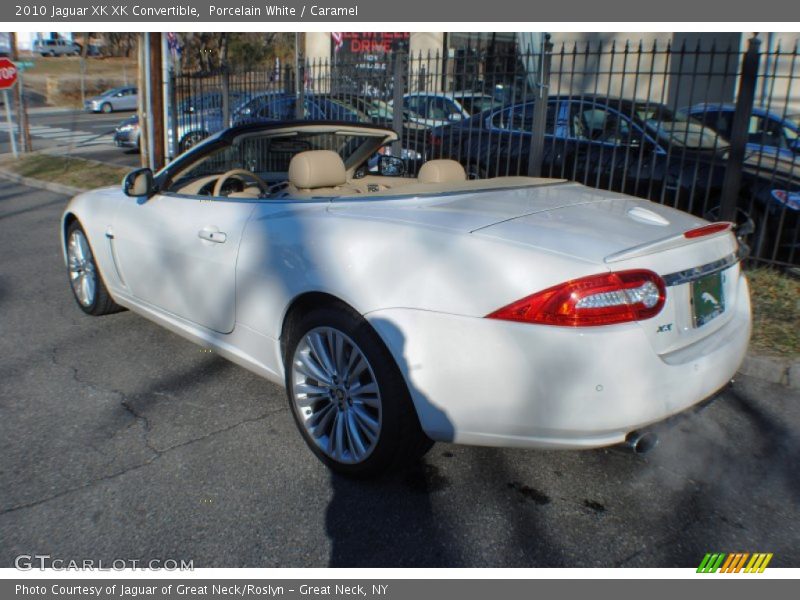 Porcelain White / Caramel 2010 Jaguar XK XK Convertible