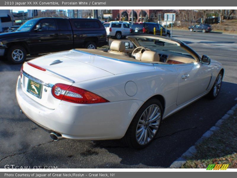 Porcelain White / Caramel 2010 Jaguar XK XK Convertible