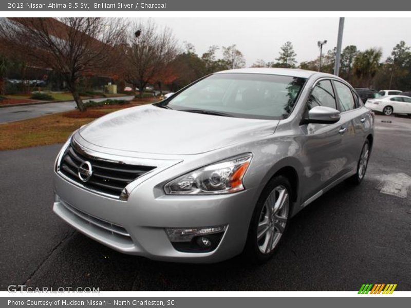 Brilliant Silver / Charcoal 2013 Nissan Altima 3.5 SV