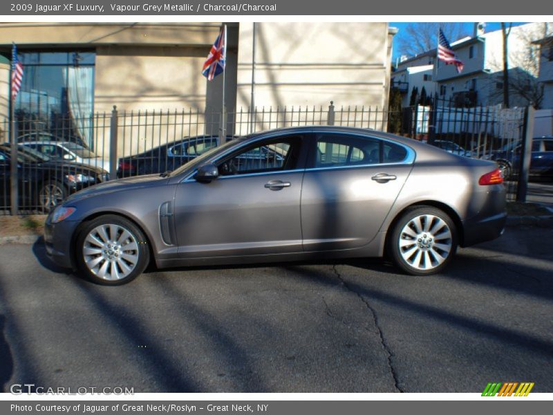 Vapour Grey Metallic / Charcoal/Charcoal 2009 Jaguar XF Luxury