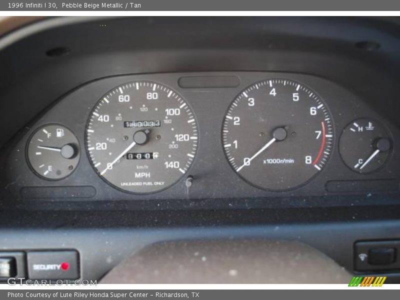 Pebble Beige Metallic / Tan 1996 Infiniti I 30