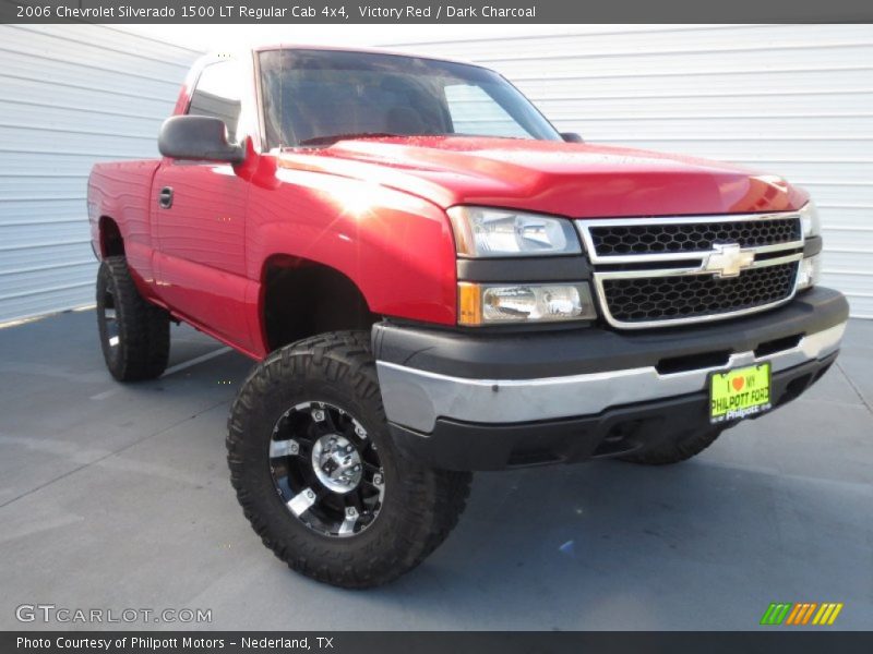 Victory Red / Dark Charcoal 2006 Chevrolet Silverado 1500 LT Regular Cab 4x4
