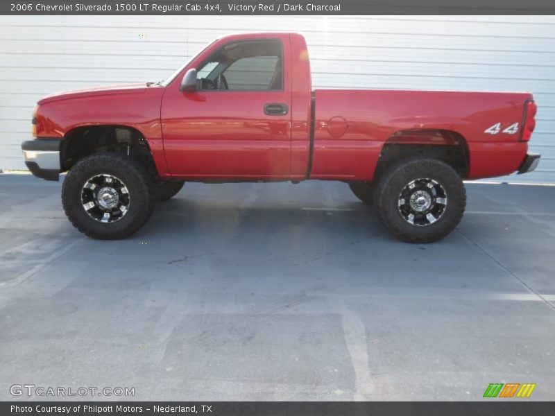 Victory Red / Dark Charcoal 2006 Chevrolet Silverado 1500 LT Regular Cab 4x4
