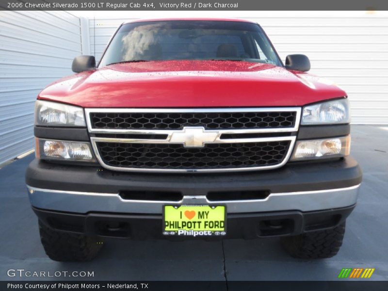 Victory Red / Dark Charcoal 2006 Chevrolet Silverado 1500 LT Regular Cab 4x4