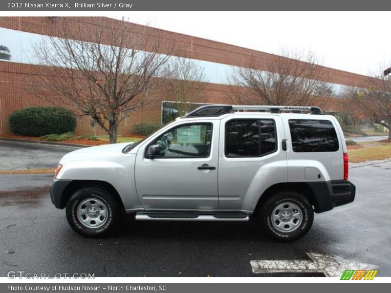 Brilliant Silver / Gray 2012 Nissan Xterra X