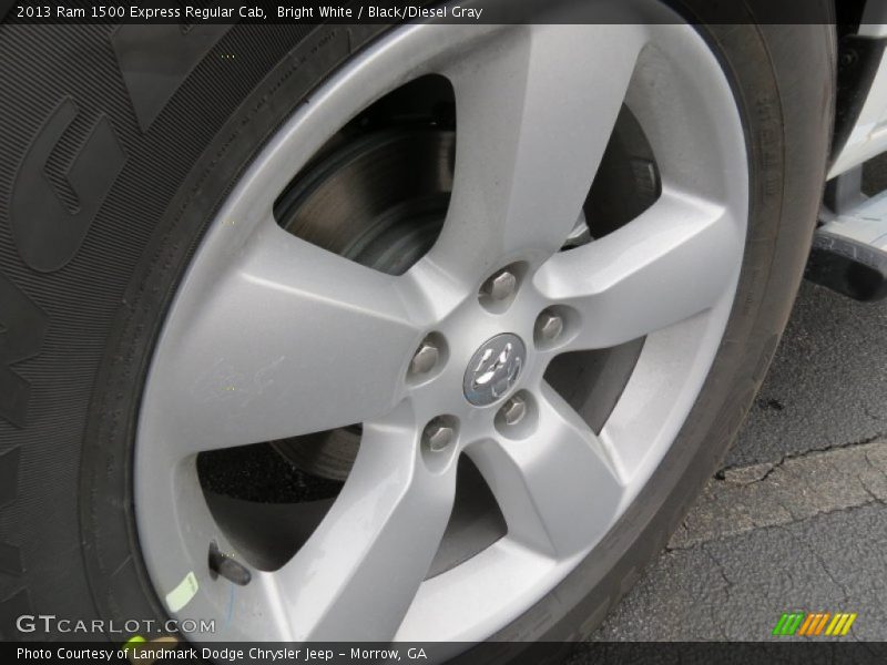 Bright White / Black/Diesel Gray 2013 Ram 1500 Express Regular Cab