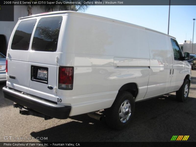Oxford White / Medium Flint 2008 Ford E Series Van E350 Super Duty Commericial