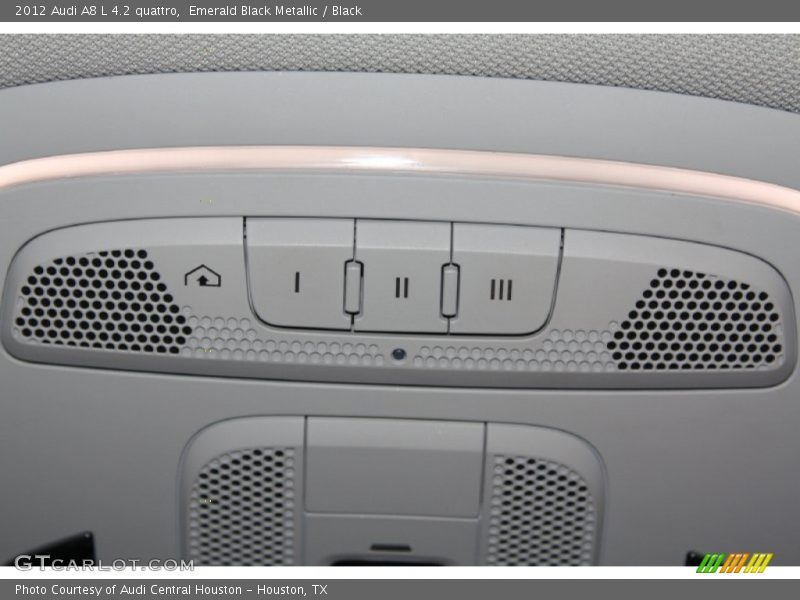 Emerald Black Metallic / Black 2012 Audi A8 L 4.2 quattro