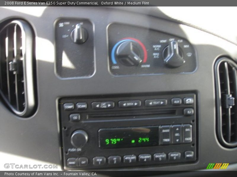 Oxford White / Medium Flint 2008 Ford E Series Van E350 Super Duty Commericial