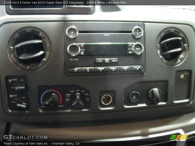 Oxford White / Medium Flint 2009 Ford E Series Van E350 Super Duty XLT Passenger