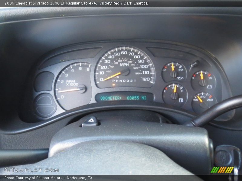 Victory Red / Dark Charcoal 2006 Chevrolet Silverado 1500 LT Regular Cab 4x4