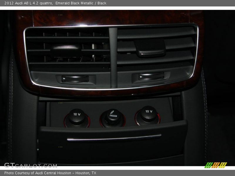 Emerald Black Metallic / Black 2012 Audi A8 L 4.2 quattro