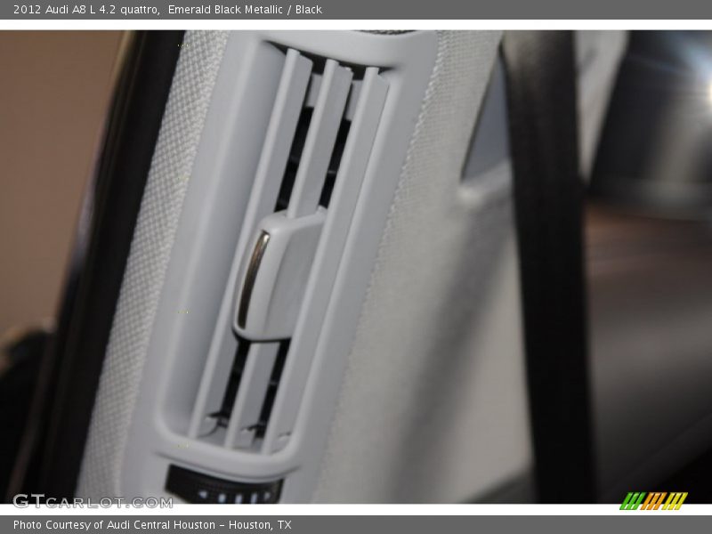 Emerald Black Metallic / Black 2012 Audi A8 L 4.2 quattro