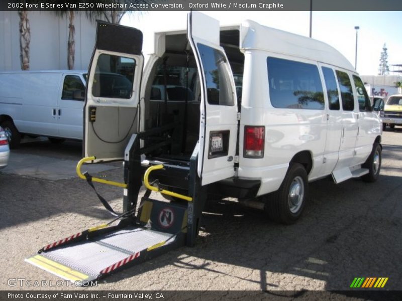  2002 E Series Van E250 Wheelchair Access Conversion Oxford White